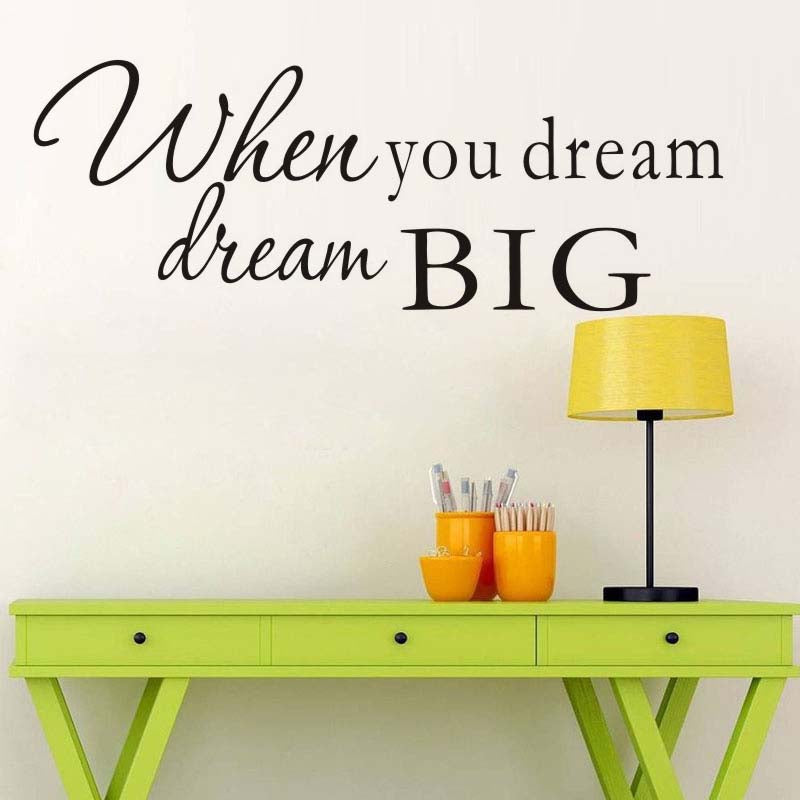 When You Dream Wall Stickers