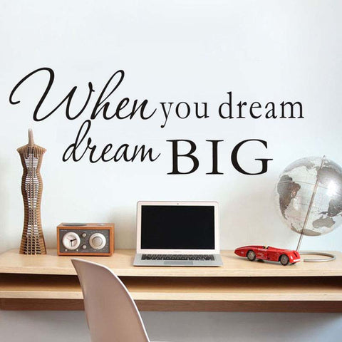 When You Dream Wall Stickers