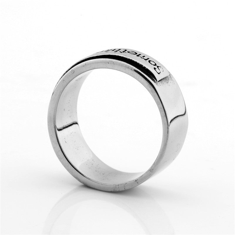 Something is Better Stainless Steel Ring
