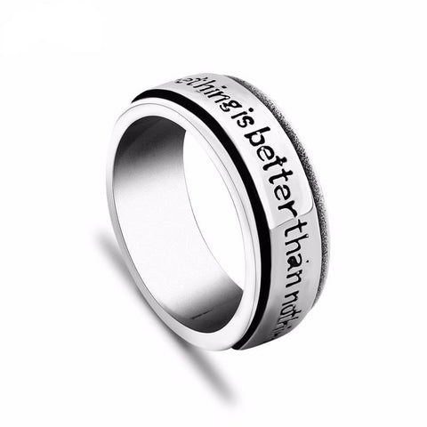 Something is Better Stainless Steel Ring