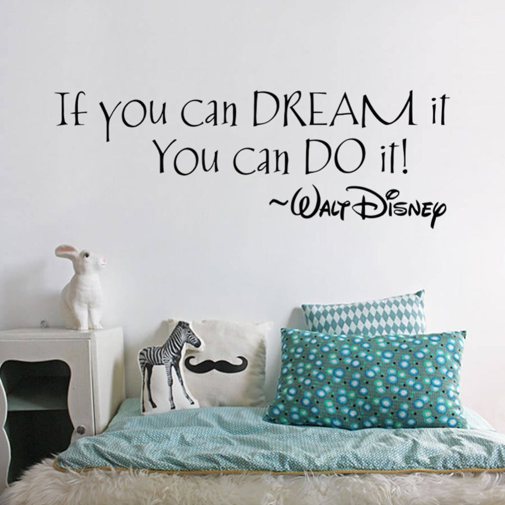 Walt's Advice Inspirational Wall Sticker