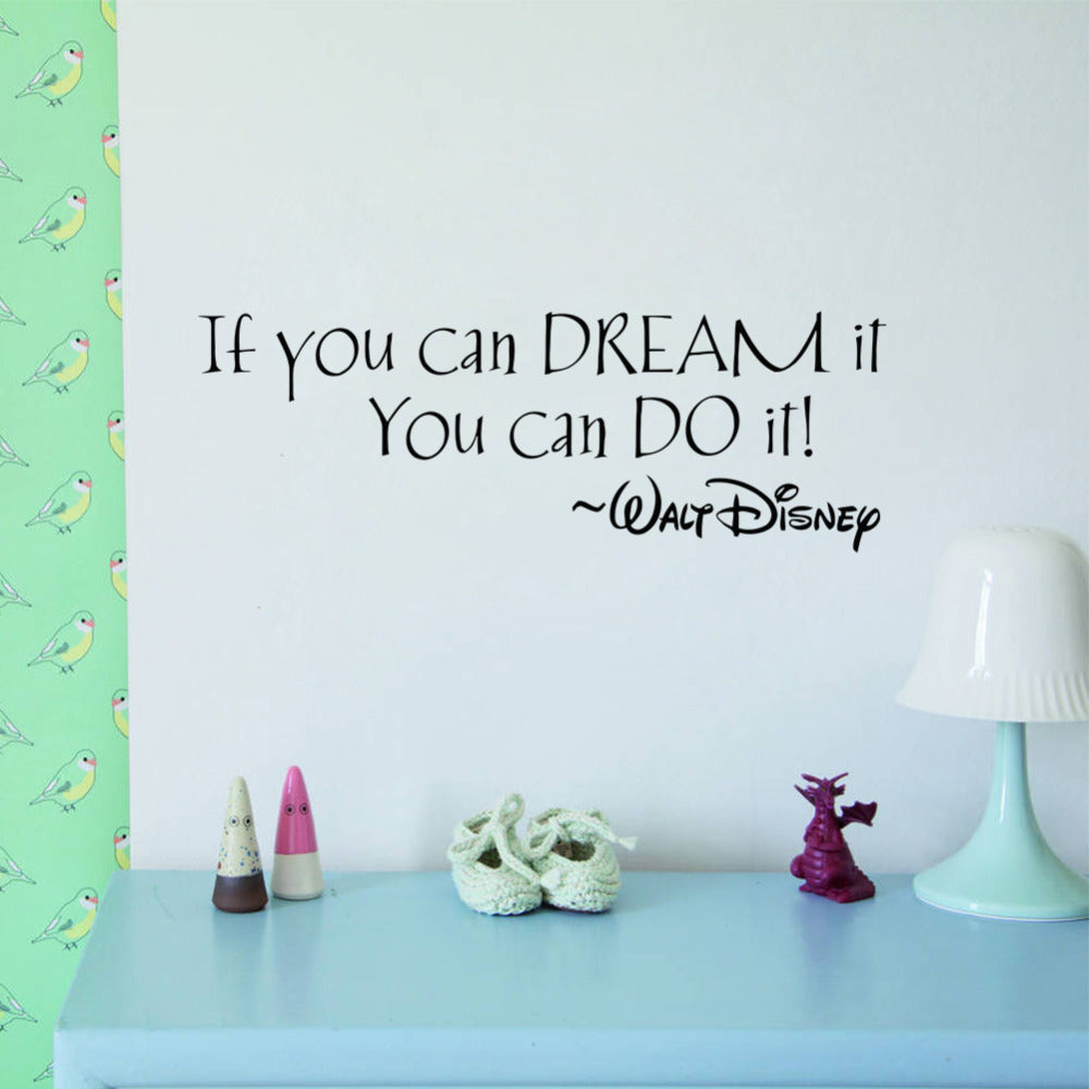 Walt's Advice Inspirational Wall Sticker