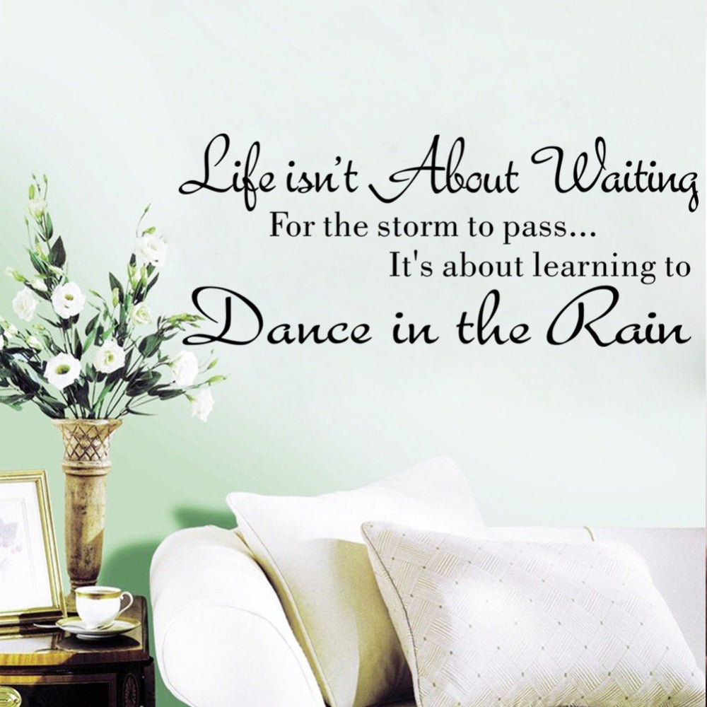 Dancing In The Rain Vinyl Decal Sticker