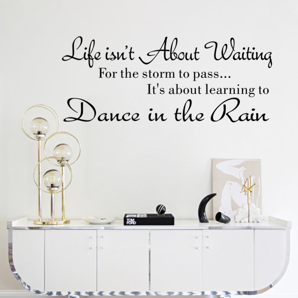 Dancing In The Rain Vinyl Decal Sticker