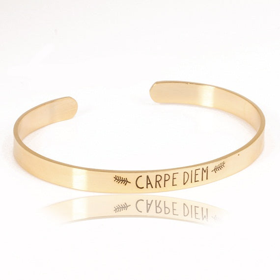 Seize The Day Mantra Bracelet